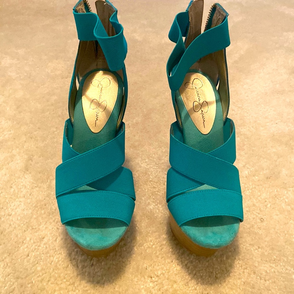 Miami Green Heels/Sandals, size 7.5